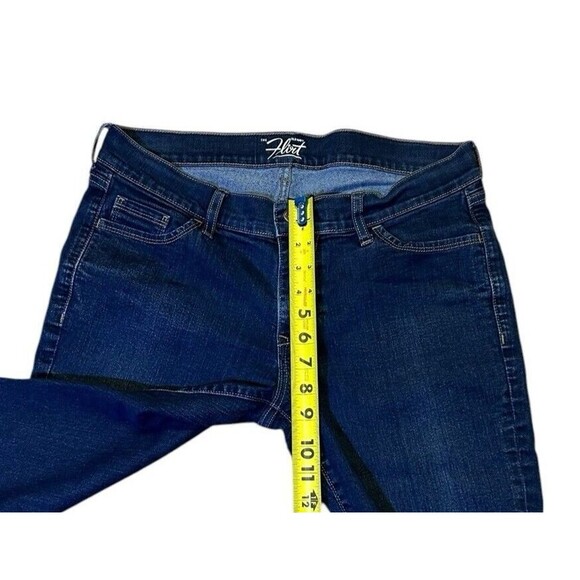 Old Navy flirt size 8 Blue mid rise Capri crop Denim stretchy - Picture 9 of 12